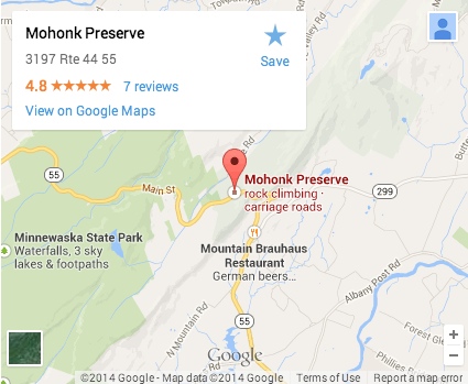 Mohonk Preserve Map